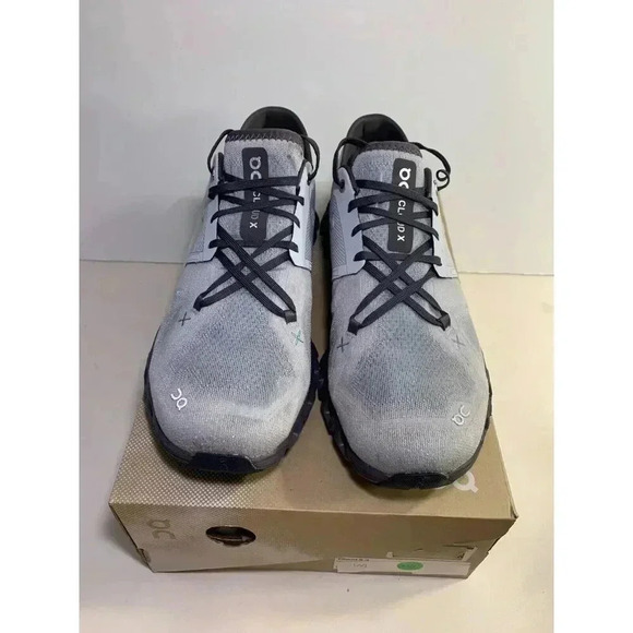.2061 On Cloud X 3, Grey, Womens Running Shoes-US 11 Womens - Picture 3 of 5